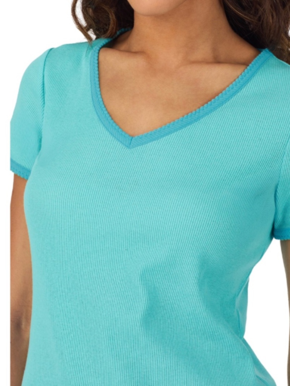 Cuddl Duds Women's Printed Cropped Pajama Top
